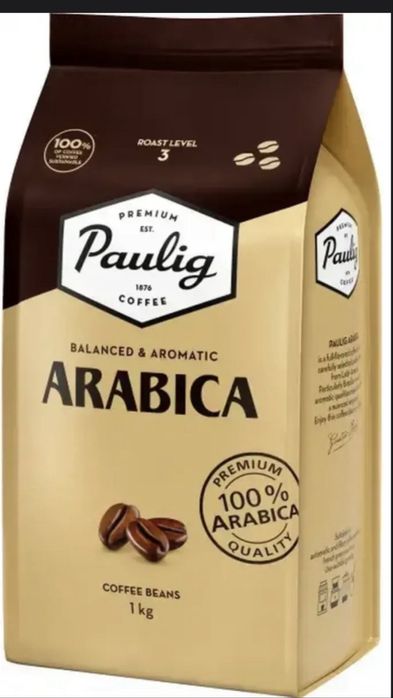 Кофе paulig arabica в зернах
