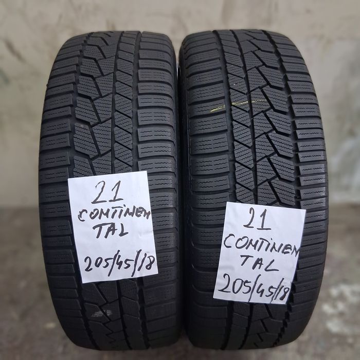 2×205/45/18 M+S.CONTINENTAL 2021.Stare excelenta.