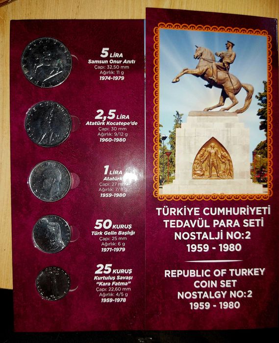 Комплекти монети Турция носталджи