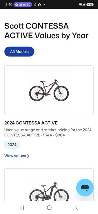 Продам велосипед scott contessa