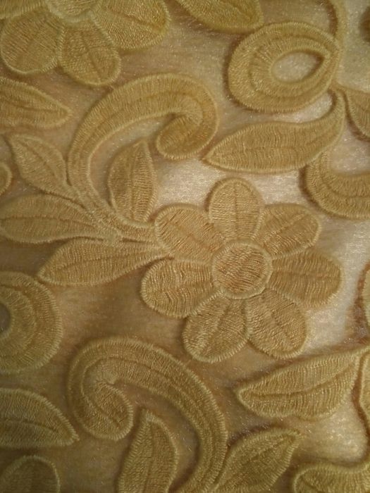 Rochie eleganta, galbena de dantela