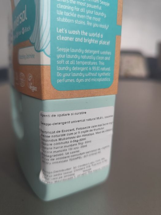 Detergent Lichid Universal cu Iasomie Strălucitoare (Sparkling Jasmine