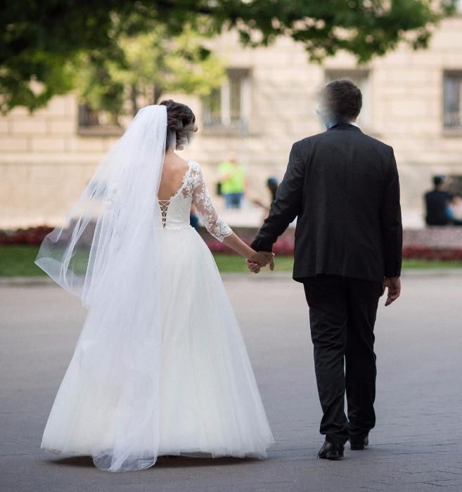 Булчинска сватбена рокля от Палома фешън намалена от 799 на 649 лв