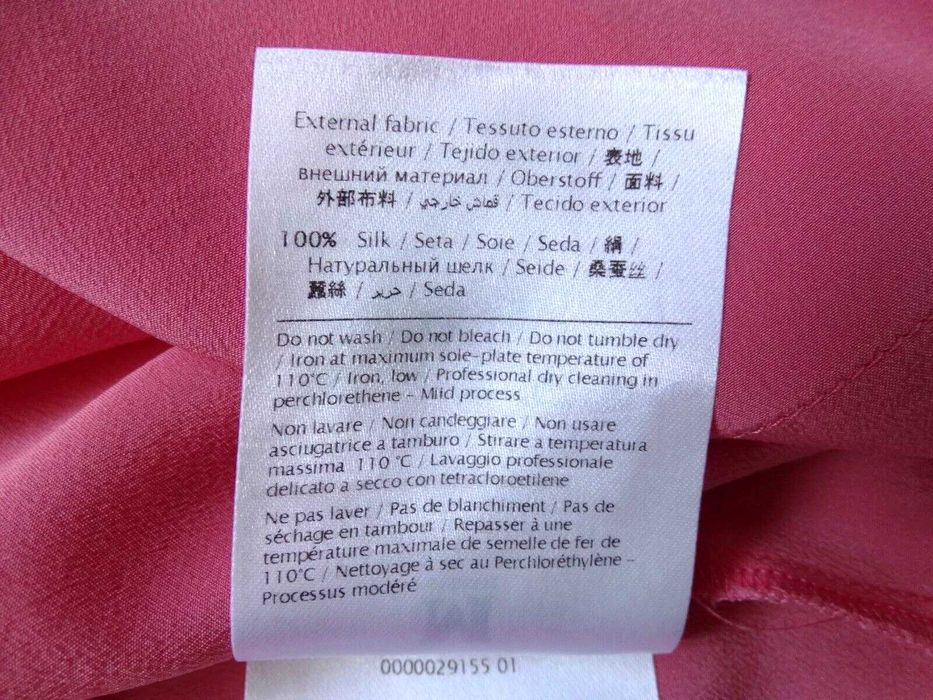 Missoni 100% Silk женска копринена блуза фланела коприна размер М