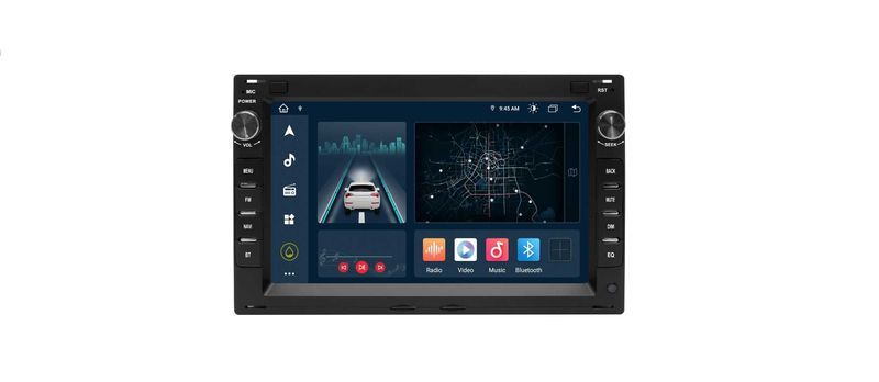 VOLKSWAGEN VW POLO PASSAT 1999-2005 - 7'' Андроид Навигация,  9374