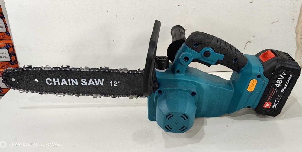 ТОП ЦЕНА! Акумулаторна Резачка/Трион за дърва 12"/305мм с 2 ръкохватки