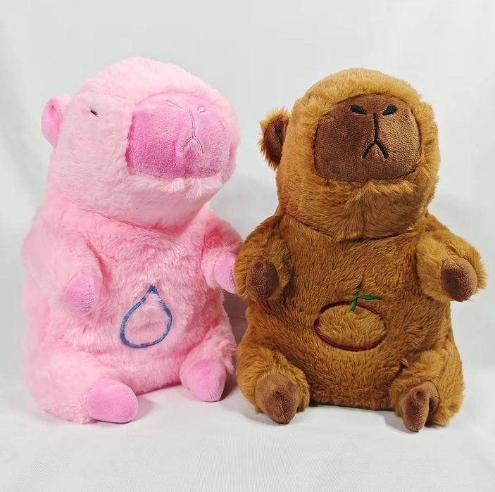 Интерактивна плюшена дишаща играчка Капибара, плюшена Капибара с музик