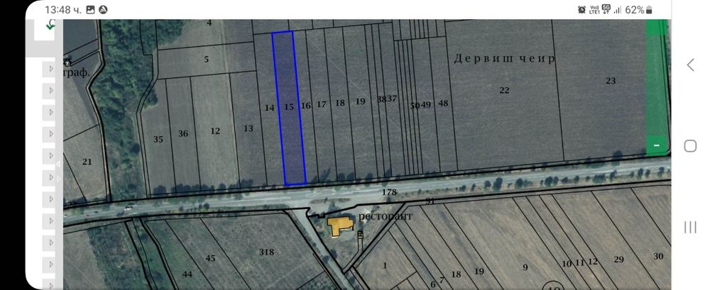 Продава се Парцел в с. Соколово, Област Бургас - 5500 кв.м за 2 €/кв.м - Снимка #1