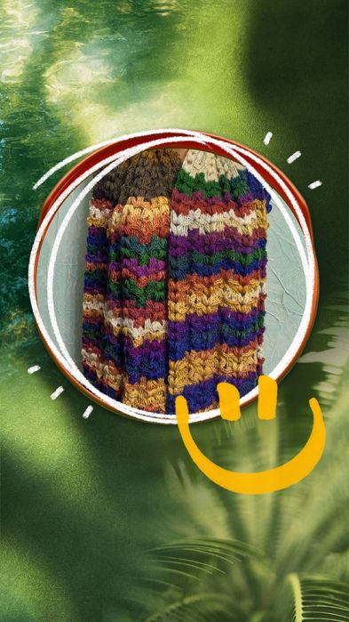 Шарф-палантин..вязаный