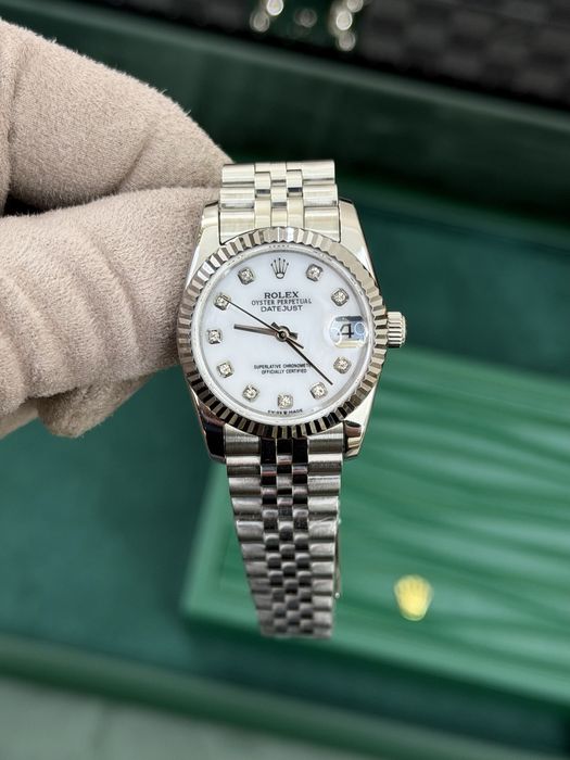 Rolex Date-Just 31mm Pearl Dial