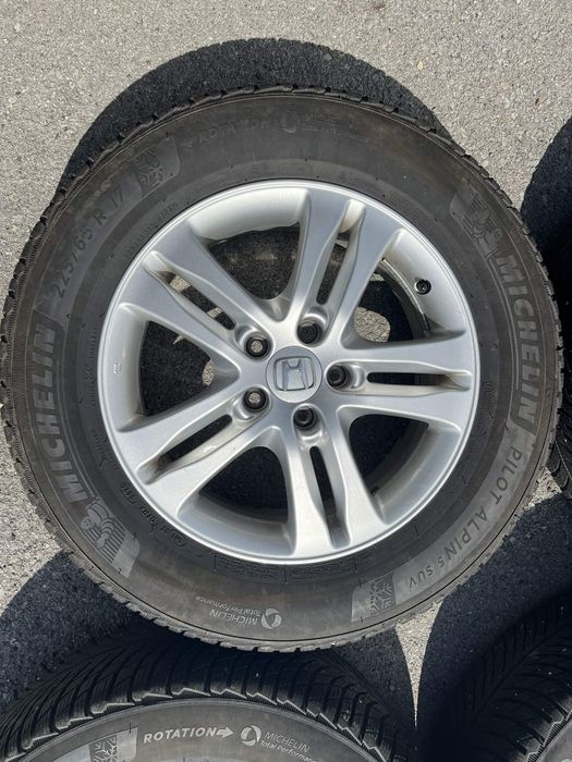 4 Джанти Хонад 17 и зимни гуми Michelin