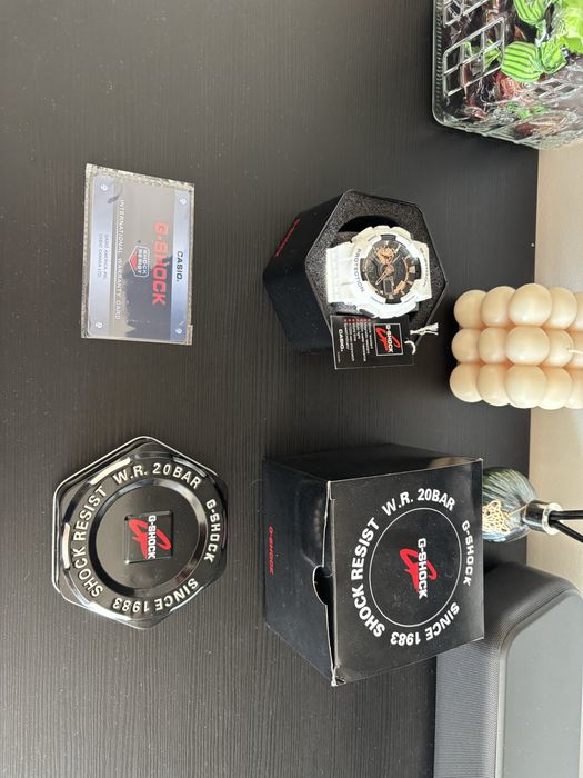 Casio G-Shock GA-110 – White & Rose Gold