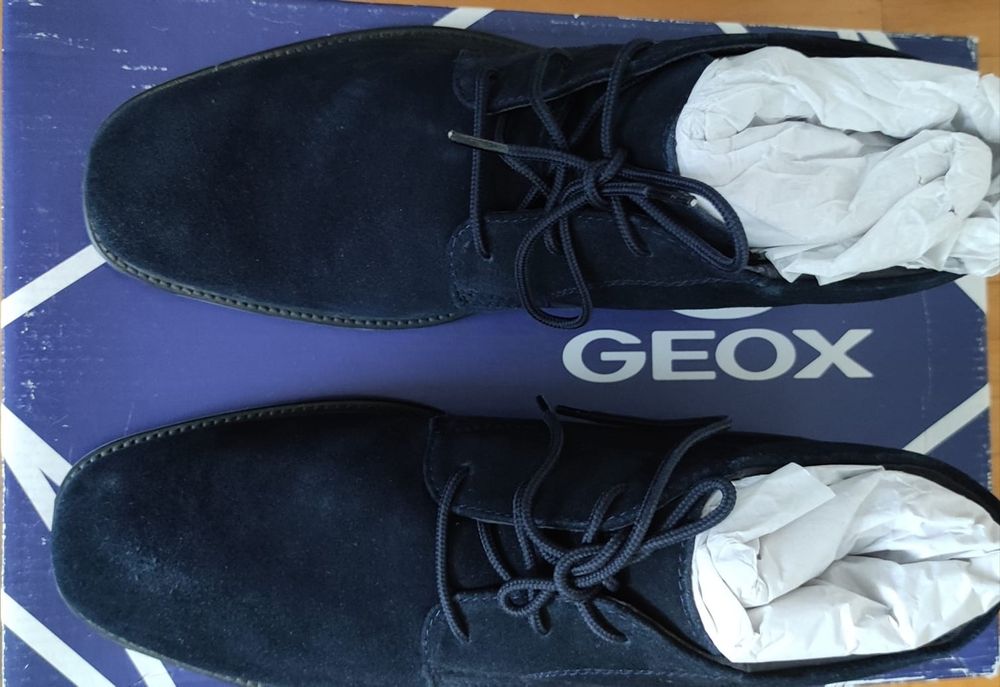 Ghete Geox/Noi in cutie/ piele naturala
