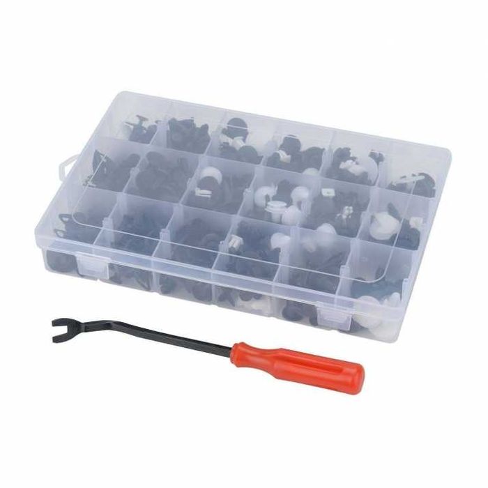 К-т щипки универсални, клипсове 421бр. За кори и др. С инструмент