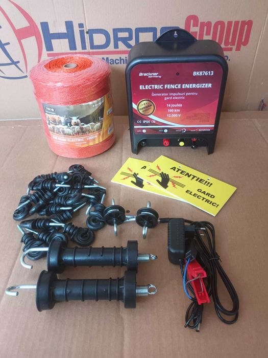 Kit complet gard electric 12/220V, 6.5 Joule