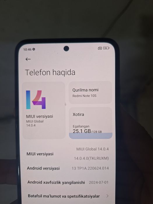 Redmi note 10 s yana kelishilikon joyi bor tel qilsayla