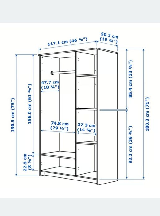 Dulap 3 usi Ikea