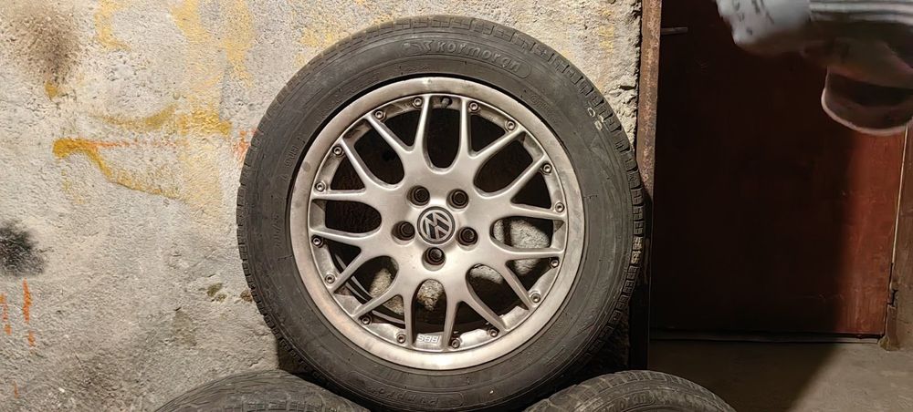Джанти BBS 16" 5х100 с гуми за VW ,Golf, Audi и други