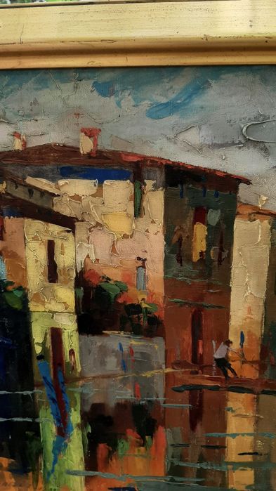 Tablou marină, pictura ulei Novelli Ragussa