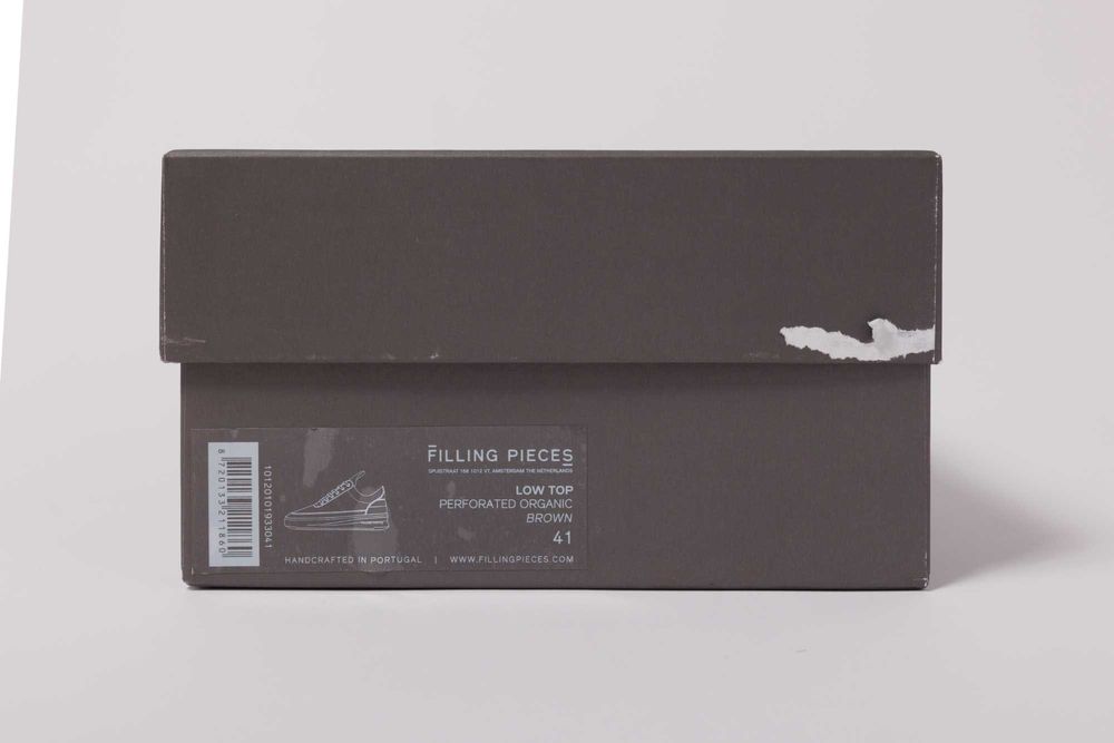 Filling Pieces Low Top Perforated Organic Brown 42