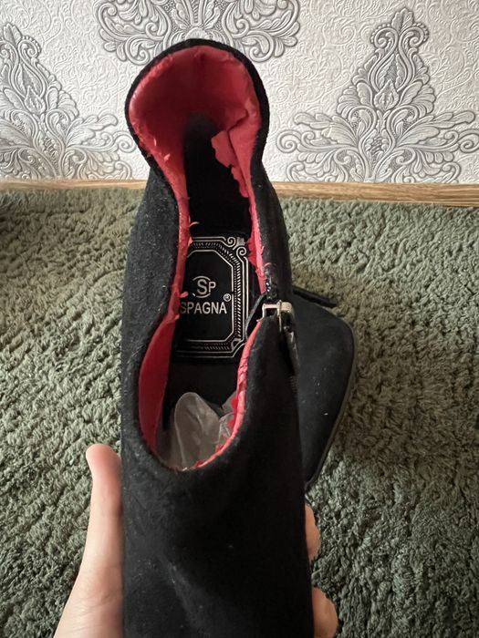 Туфли замшевая стильная