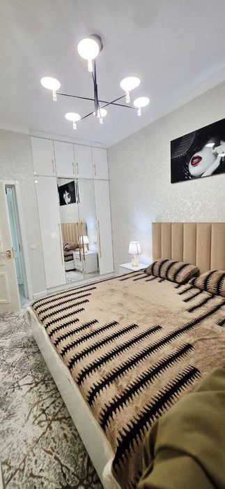 ЖК Salamatina 2 комнатная квартира ЕВРО ремонт 57м2 с обстановкой