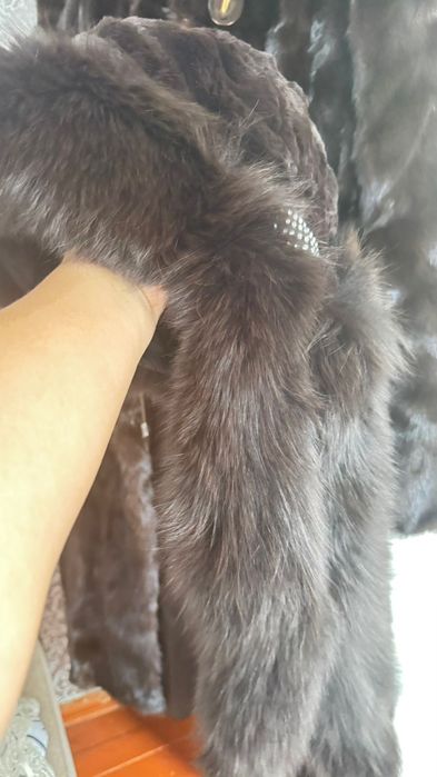 Норковая шүбә и шапка