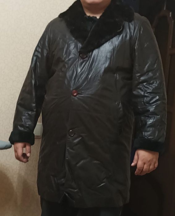 Мужская кожаная куртка