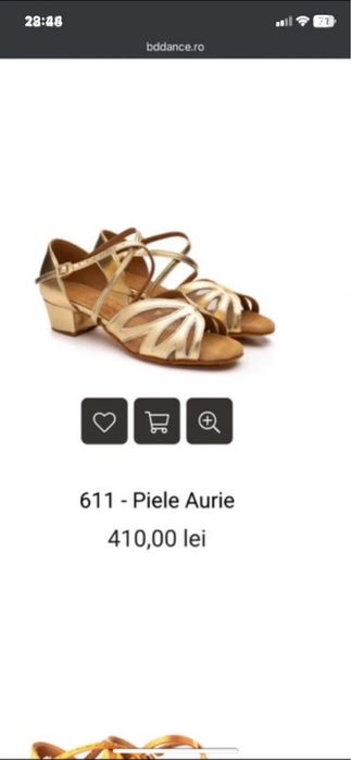 Pantofi de dans pentru fete, in stare foarte buna. Marinea 27