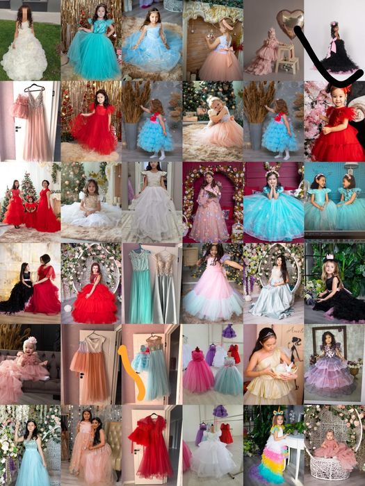 Прокат платьев детские, взрослые