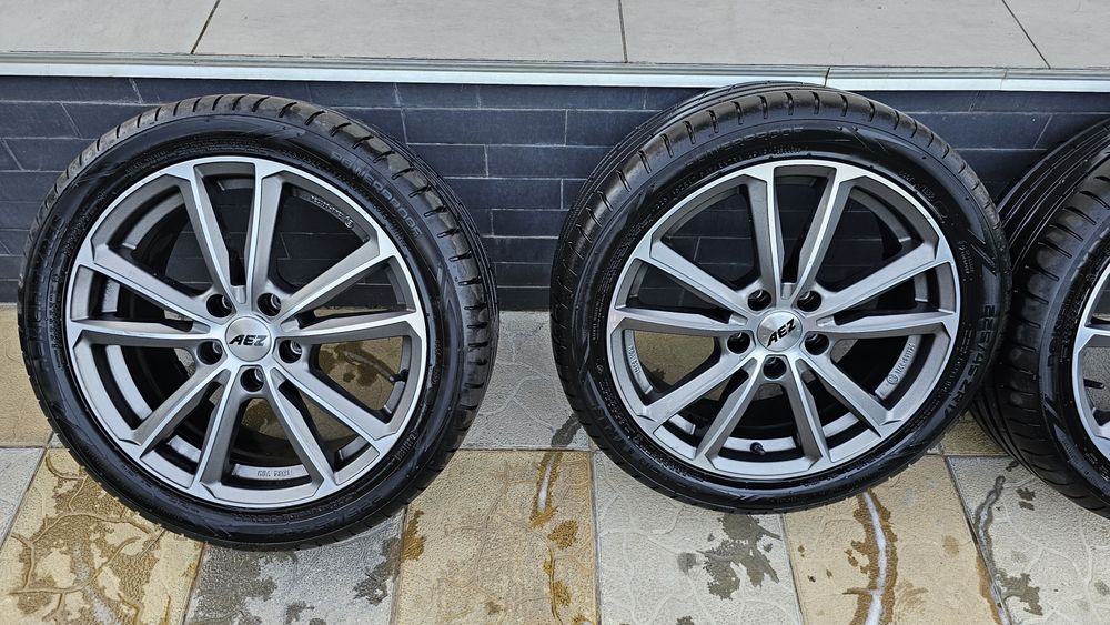 4 Jante AEZ + Anvelope Vara 225/45/R17 Nokian Powerproof - Volkswagen/Skoda/Seat/Audi