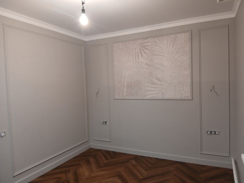 Поклейка обоев качественно