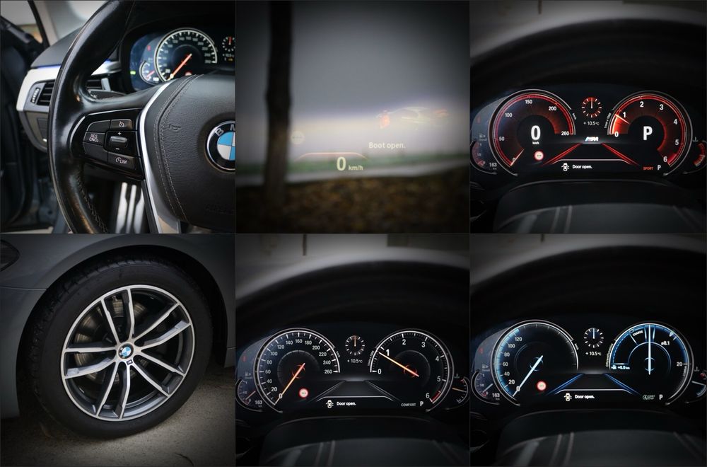 Bmw 520d Seria 5 G30 2017 Automat Lane Side Head-Up Ceasuri Digitale