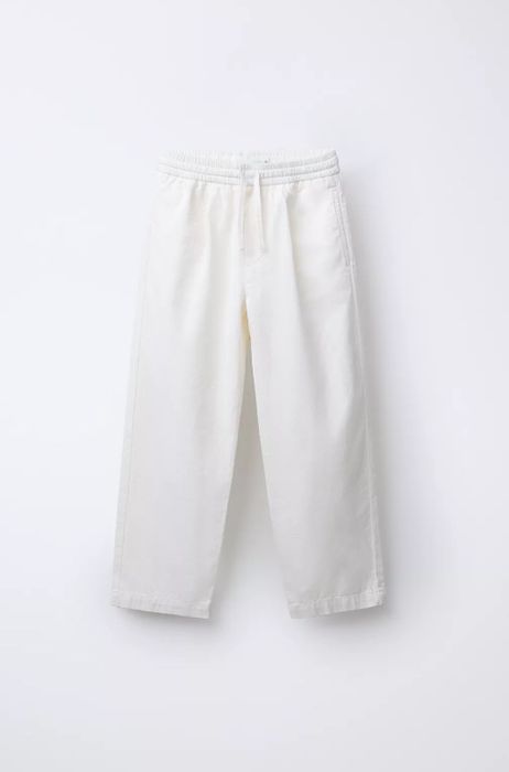 Новые брюки свободные лён “Zara” для мальчиков