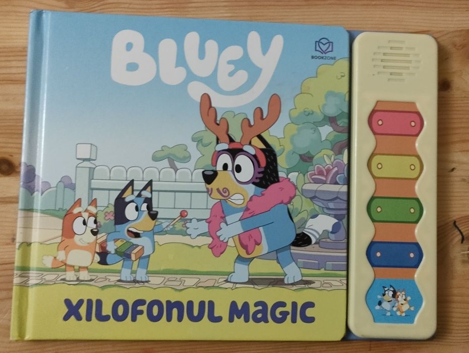 Carte cu sunet  Bluey (xilofonul magic)