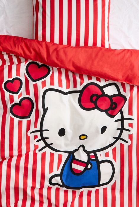 Lenjerie de pat Hello Kitty H&M Home dimensiuni 150x200 cm