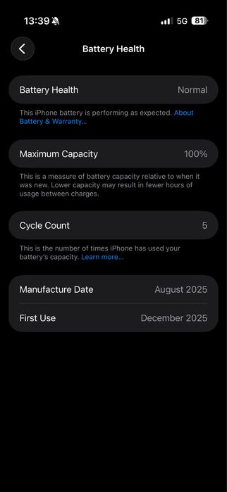 Iphone 17 air spaceblack неразличим от нов