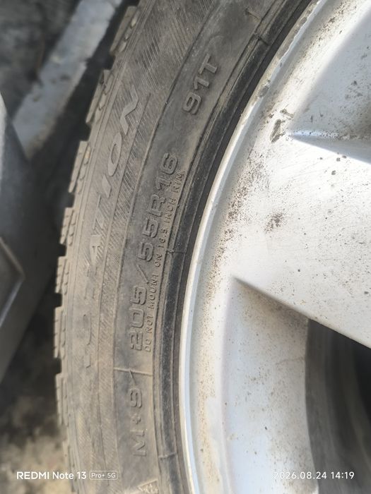 Алуминиеви джанти за БМВ 16 цола със зимни гуми