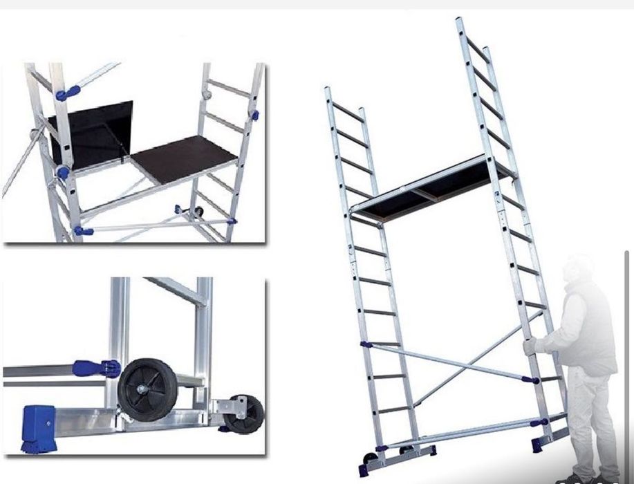 Schela mobila aluminiu 4,5 mt