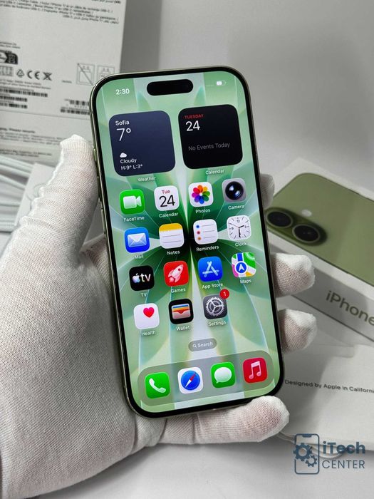 iPhone 17 256GB Sage, 100% батерия, ОТЛИЧЕН, 1г. ГАРАНЦИЯ!