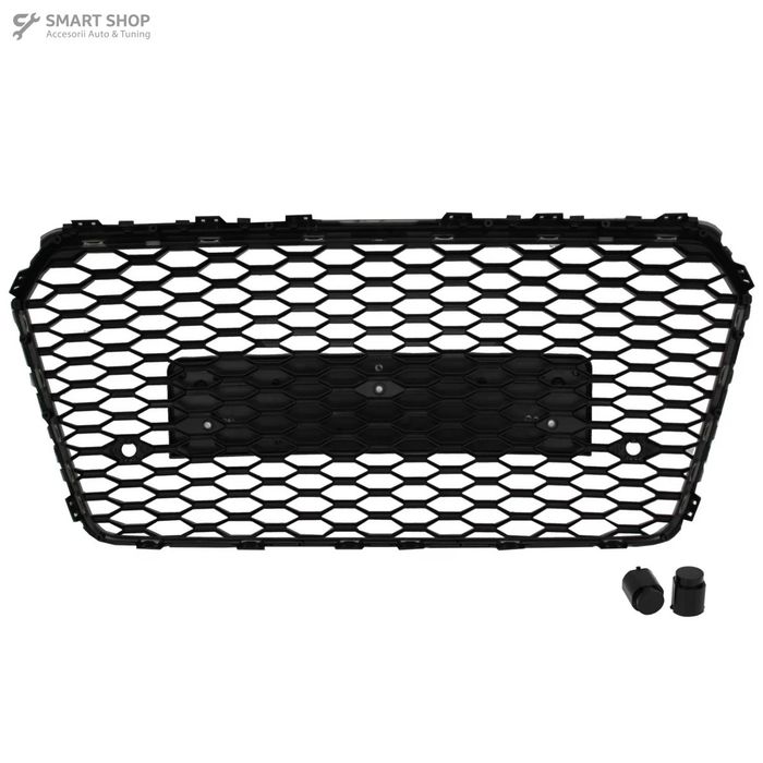Grila Bara Fata compatibil cu AUDI A7 4G Facelift (2015-2017) RS7 Design Negru Lucios
