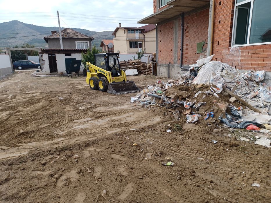 Услуги с бобкат и самосвал