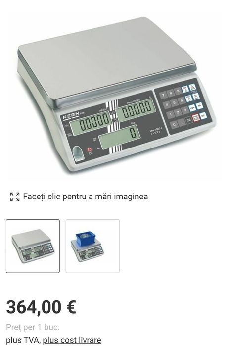 Cantar KERN la gramaj alimentar sau piese mici