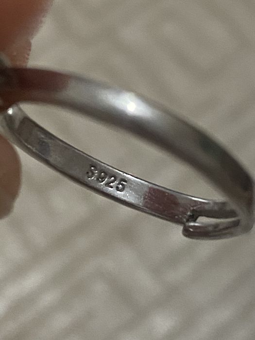 Серебряное кольцо 925 пробы (регулируемый размер)