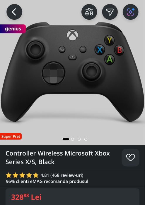 Controller Microsoft Xbox Series X/S, Wireless
