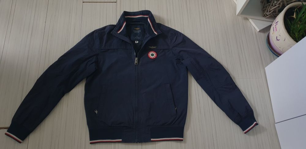 Aeronautica Militare Mens Size 48 - M Оригинал! Мъжко Яке Тип Бомбер!