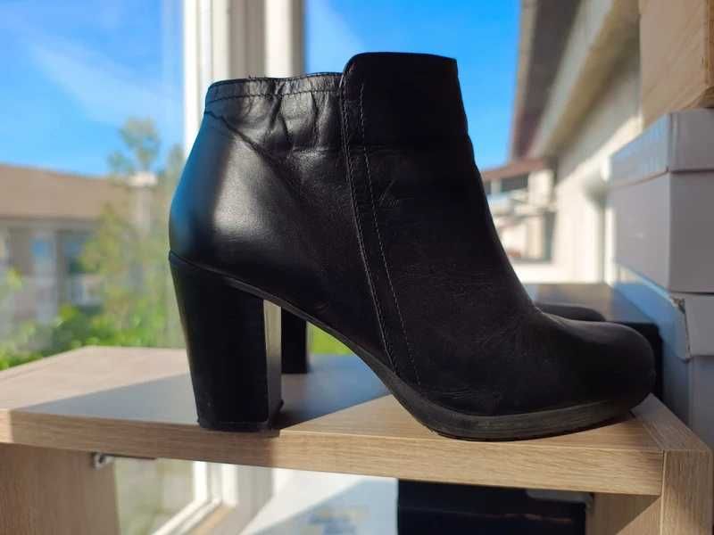 Botine scurte piele naturala