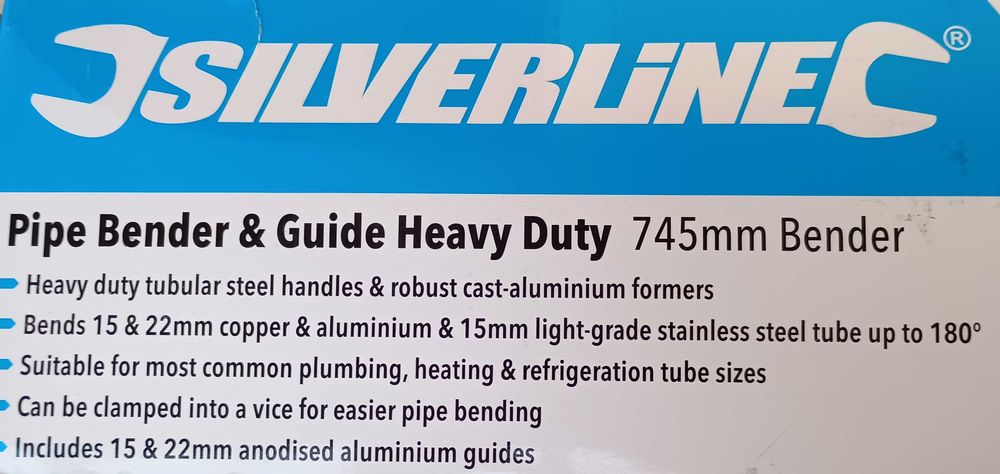 Dispozitive de indoit tevi 15-22 mm - Dickie Dyer si Silverline Heavy Duty