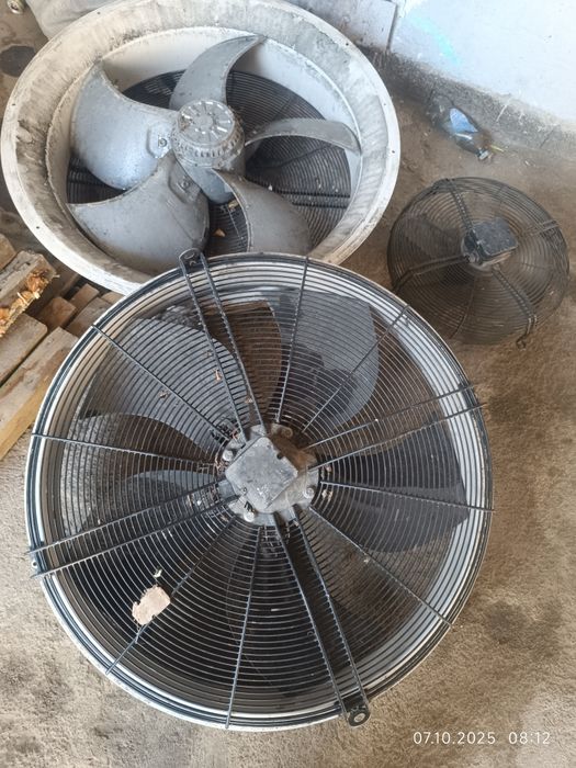 Вентиляторы всасывающий воздуха