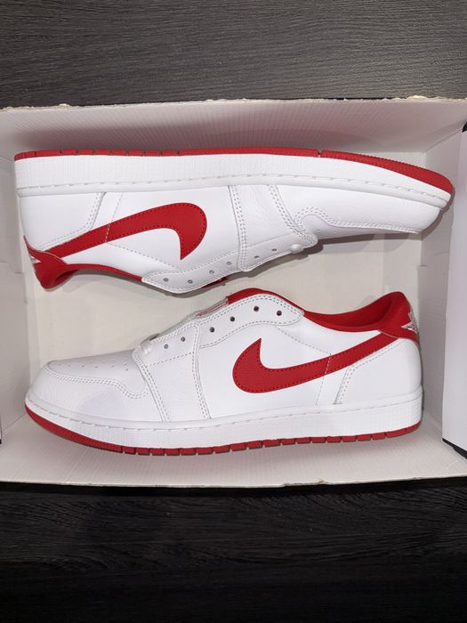 Обувки Air Jordan 1  Retro Low OG "University Red" - размер 48.5